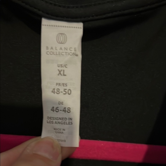 Balance Collection Black Sleeveless Tank Top - Picture 4 of 8